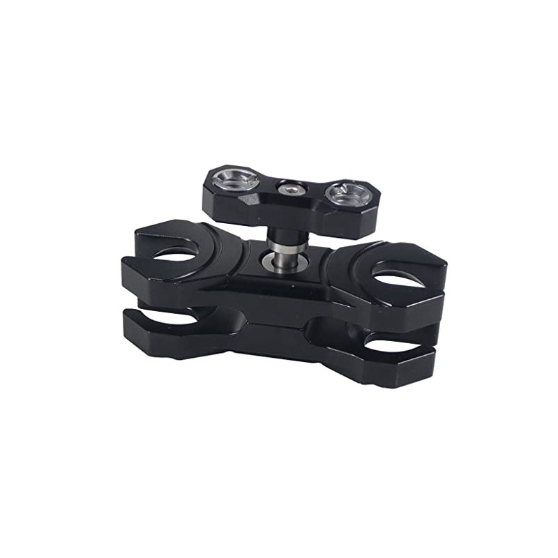 CS PRIORITY Double Ball Head Magic Arm Clamp 1/4'' 3/8''