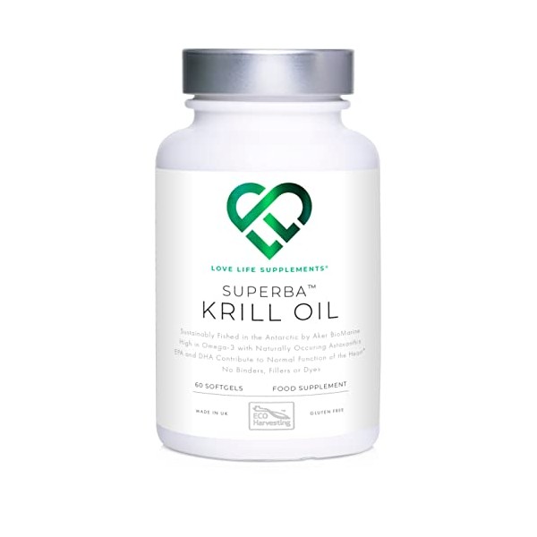 Antarctic Krill Oil Capsules 1000mg by LLS | Sustainably Fished