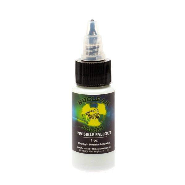 Nuclear UV Invisible Tattoo Ink - UV Fallout Millenium Moms - 1oz Bottle