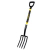 Truper 30299 Tru Pro Spading Fork, 4-Tine, Fiberglass D-Handle, 30-Inch