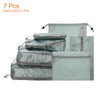 HARFINGTON 7pcs Compression Packing Cube for Suitcases Lightweight Luggage Organizers
