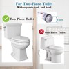 FinFuture 2-Inch Toilet Flush Valve Dual Flush Valve Replacement with
