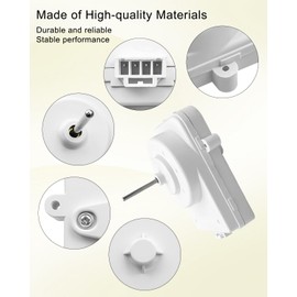 QLZOZB W11613295 Refrigerator Condenser Fan Motor Fit for Whirpool Amana Kenmore Replace 12825101 W10239053 W11117459 W10609117 W10909377 W11123104 W11373924 W11387394 W11505534 WPW10239053