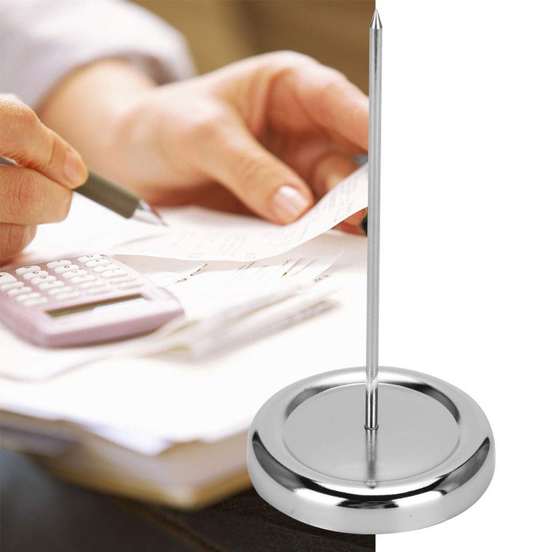 Stainless Steel Straight Bar Paper Memo Holder Check Spindle Bill