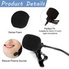 10 Pcs Mini Windscreen for Headset Microphone Small Lavalier Microphone