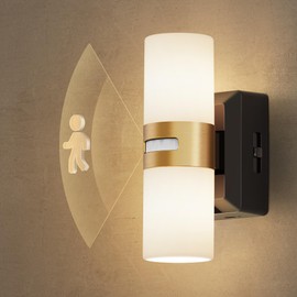 L LOHAS LED Motion Sensor Night Light, Rechargeable Battery Night Light, Cordless LED Wall Lights,Adjustment Brightness, Nightlight for Bedroom Hallway Kitchen 1PACK