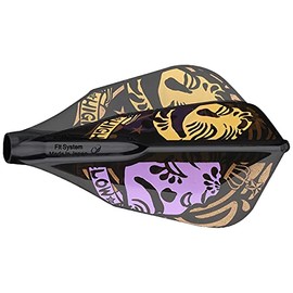 COSMO DARTS flights Fit Flight AIR x 浴本 boost Shingo ver, 3 W shape D black