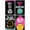 Damdekoli Volleyball Posters - Set of 4 (24 x 36