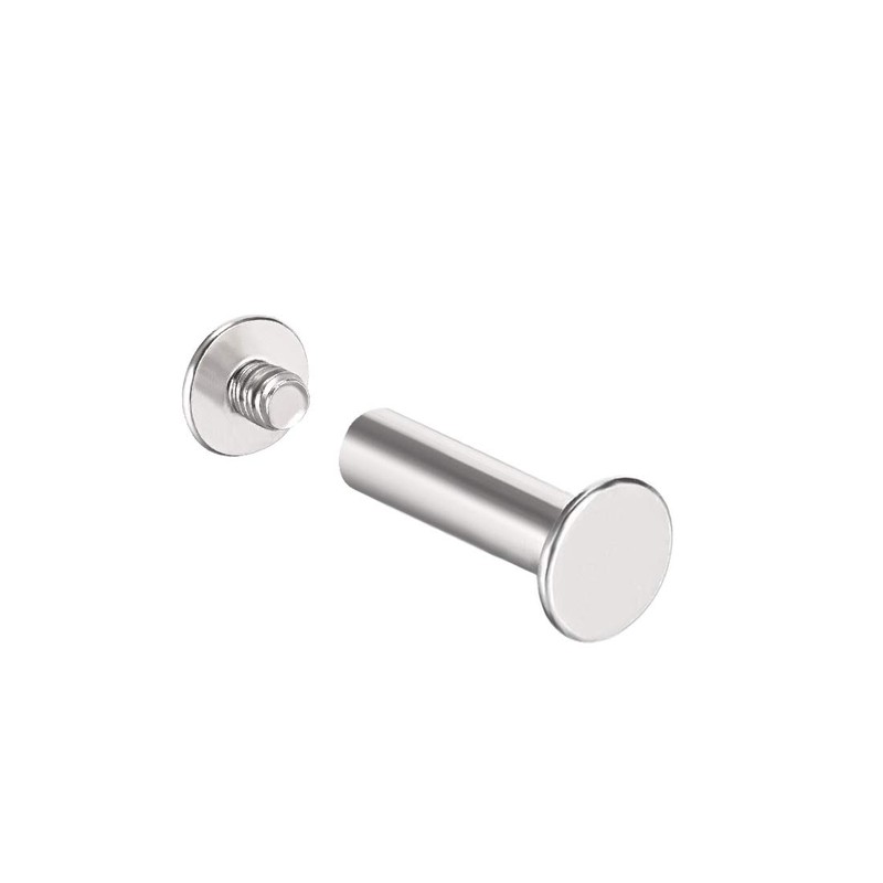 uxcell Screw Post Fit for 3/16"(5mm) Hole Dia, Female 4x12mm