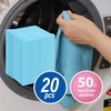 White Magic Recycled All Purpose Eco Cloth, 20-Pieces Set, Dispenser