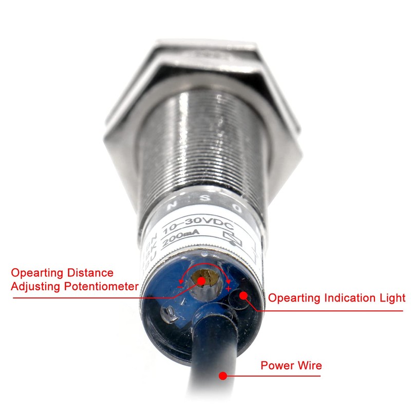 Heschen LJC12A3-5-Z/BY Capacitive Proximity Sensor Switch 1-5mm Detection 10-30VDC 200mA