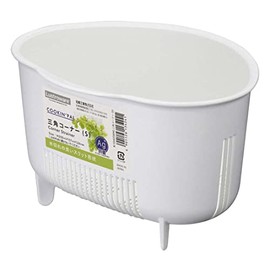 Iwasaki Industries K-1342 WH Triangle Corner S White Width 7.9 x Depth 6.2 x Height 4.9 inches (20 x 15.7 x 12.4 cm), Made in Japan