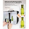 Glendan Portable Photo Studio Light Box,12"x12" Professional Dimmable Shooting Tent