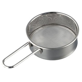 hobbyme Stainless Steel Flour Sifter Fine Mesh Strainer Metal Mesh Strainer with Handle for Kitchen Baking Tool Diameter 2.5 Inch