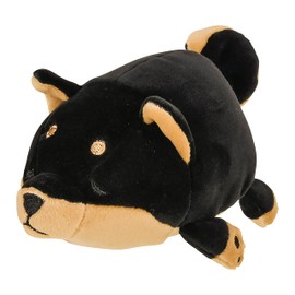 Liv Heart Marshmallow Animals 48657-73 Kotetsu the Black Shiba-Inu, Small Stuffed Toy Mascot (Total Length: Approx. 4.3 inches (11 cm)), Fluffy, Squishy