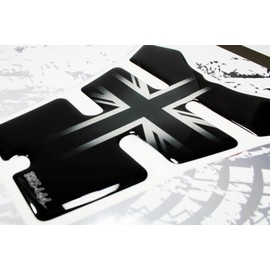 BIKE-label Tank Pad Small 3D Motorcycle Sticker Tank Protection Paint Protection Union Jack English Flag X504001VA