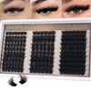 Wispy Lash Clusters 10-14mm D Curly Volume Mink Short Lashes