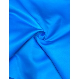 Fancy Textiles Dull Duchess Bridal Satin Dress Making Fabric 60'' Wide… (1 Meter(pre Cut), Light Blue)