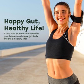 The Gut Co Gut Care Kiwi Prebiotics & Probiotics Gut Health Supplements, 30 Multi-Layered Prebiotic & Probiotic Tablets with Actazin for Digestive & Bloating Relief