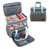 Sewing Accessories Organizer, Double Layer Sewing Supplies Organizer with Detachable