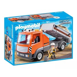 Playmobil Todobloques Playmobil 6861 Camión Con Contenedor !!
