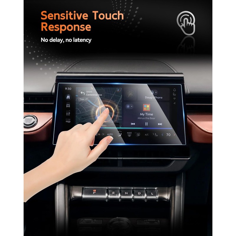 CDEFG Tempered Glass for 2024 2025 2026 Lincoln Nautilus Screen