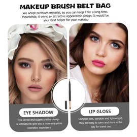 Gatuida Dual End Lip Brush Applicator Versatile Lip Gloss Concealer Tool Ergonomic Design for Easy Application for Makeup Artists Home Use