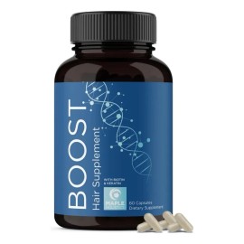 Crecimiento Del Cabello Con Suplemento De Biotina. Maple