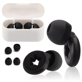 Ear Plugs,Noise Cancelling Ear Plugs for Sleeping, Swimming, Studying, Working, Concert Ear Plugs with 3-Layer Noise Reduction