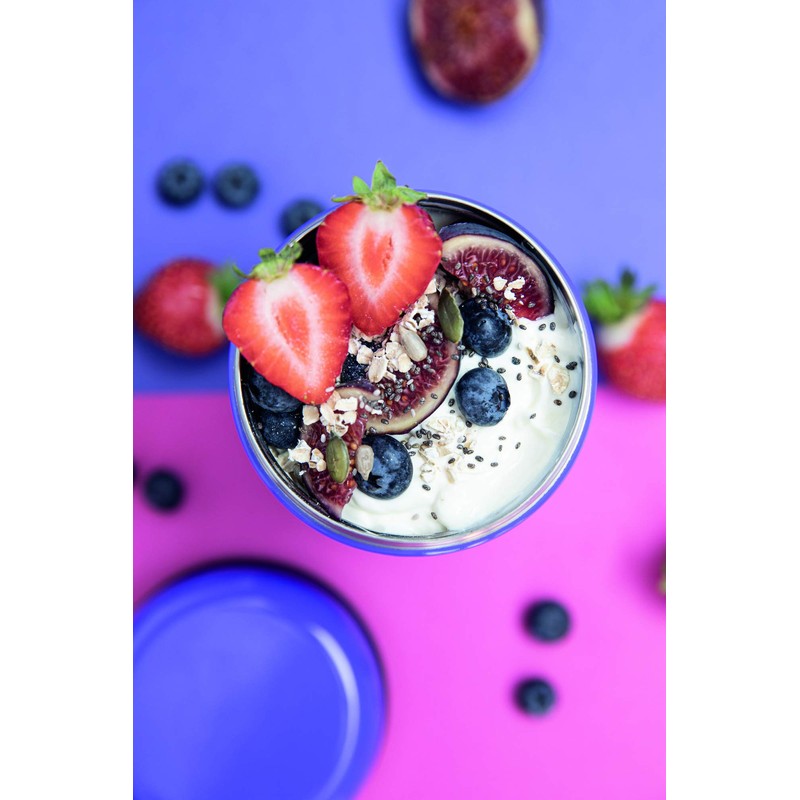 BUILT Double Wall Vacuum Insulated Food Flask for Hot and