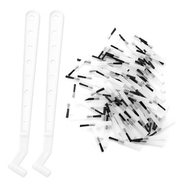 Dental Disposable Brush Tips Disposable Cfor OMPosite Brush Tips 100Pcs Dental Disposable Cfor OMPosite Brush Tips 2 Brushes Handles