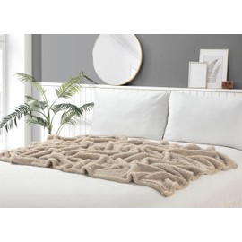 Orilautex Flannel Duvet Queen - Soft, Lightweight Plush Comfort A Luxurious Microfibre Blanket (Mink, 130 x 170 cm)