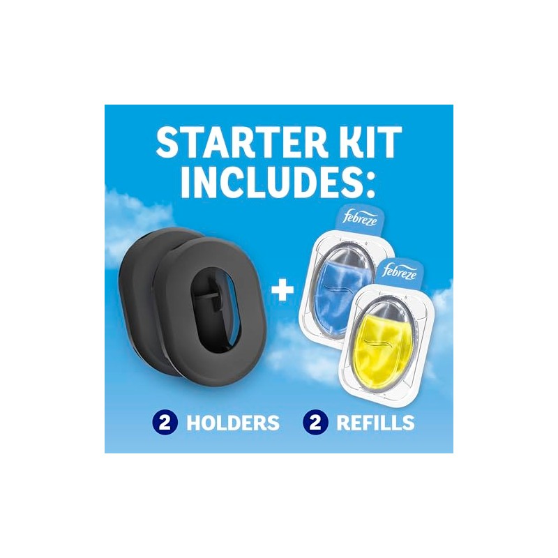 Febreze Trash Odor Fighter - Stick-On Deodorizer for Fresh Scents