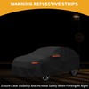 Partuto Car Cover Waterproof All Weather Sun Rain Protection Full