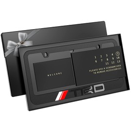 Black License Plate Frame (Black)