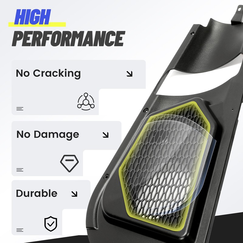 KUAFU 6.5" Door Speaker Pods Assembly Compatible with 2017-2025 Can