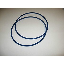 2 BLUE MAX ROUND DRIVE BELTS FOR CENTRAL MACHINERY 1229 WOOD LATHE - MADE IN USA