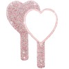 Framendino Framendino, 1 Pack Large Rhinestone Handheld Mirror Heart Bling