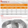 SUNNAREPOON Tinned Copper Wire Shielding Sleeve, Expandable Ground Strap Wiring