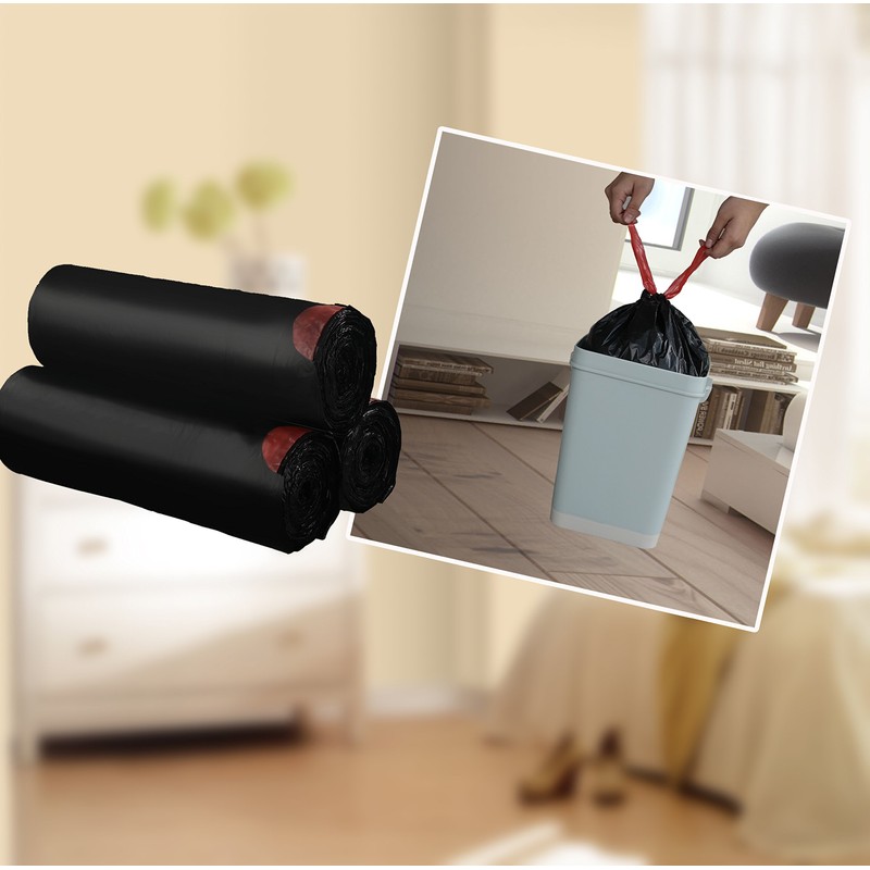 Begale - Bolsas de basura de fondo plano con cordón