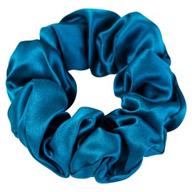 DAISYSILK Mulberry Silk Hair Tie Scrunchies - Hair Decoration Without Damage, Prevents Frizz, 1 Pack, Pink