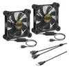 Mauknci USB Fan, 4.7 inches (12 cm), Silent Cooling Fan,