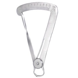 Stainless Steel Vernier Caliper, Teeth Thickness Gauge, Triangle Crown Gauge for Dental Technicians (Wax Measurement)