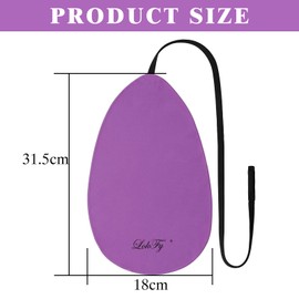 Cleaning Cloth Swab for Inside Tube Suitable for Clarinet Piccolo Flute Sax Saxophone (Purple)