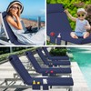 Tondiamo 2 Set Outdoor Chaise Lounge Cushions with Pillows and