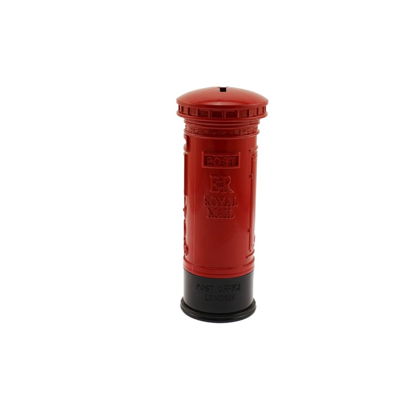 speed mao Antique European British Post Piggy Bank Red