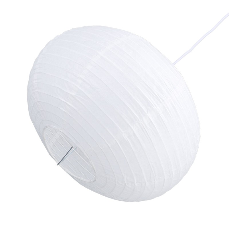 White Round Paper Lantern Light Decorative Soft Light Easy to