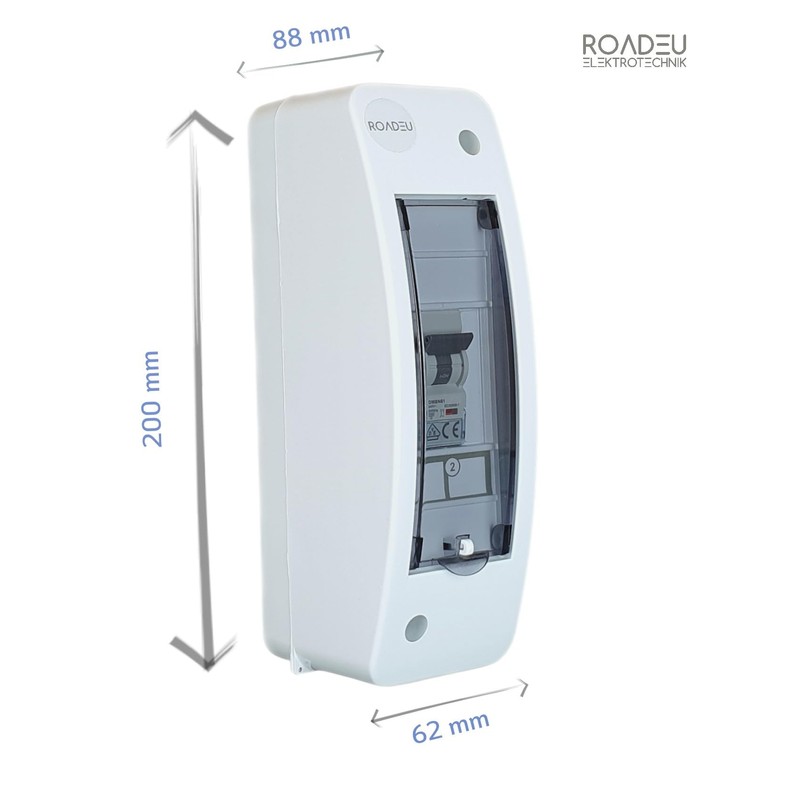 RoadEu - Circuit Breaker, Power Distributor C16A 1P 230V -