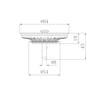 Walquicks 2 Pcs Sink Strainer Plug, Silver Stainless Steel 304