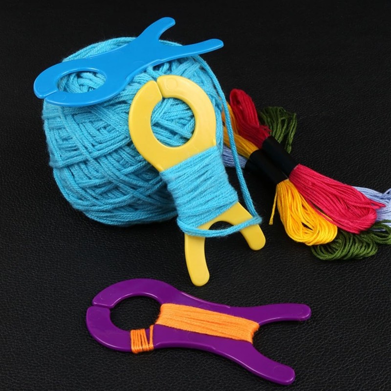 Kalsfisuia 10 Pcs Yarn Bobbins Spool Large Weave Winder Tool